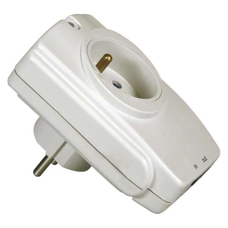 Emos P53893 surge protector White 1 AC outlet(s) (1x, CEE 7/4) (1909010000)