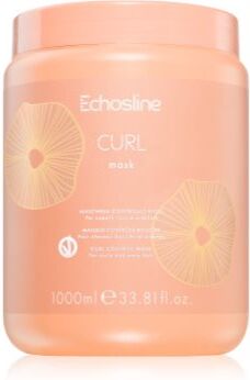 Echosline Curl Mask máscara para cabelos ondulados e encaracolados 1000 ml. Curl Mask