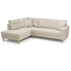 BOOOM Ecksofa Donna Cord Cream