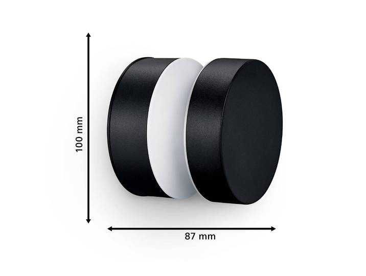 Philips Aussenwandleuchte Laven, schwarz
