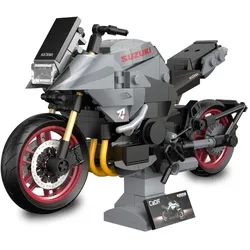JAMARA-402923 CaDA Suzuki Katana 1:12 grau Bricks