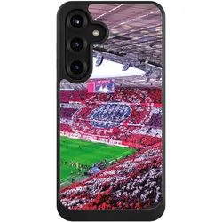 Nivocase Hülle für Samsung Galaxy S25+ Handyhülle NIVOcore Case Schwarz FC Bayern München FCB Stadion (Samsung Galaxy S25+), Smartphone Hülle, Schwarz