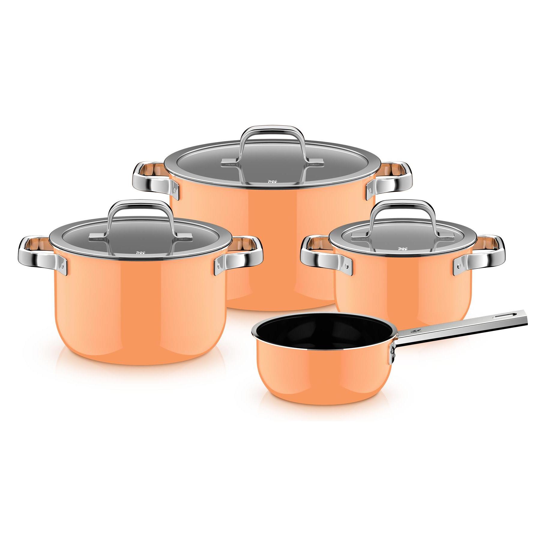 WMF Fusiontec MineralPro Papaya Orange 4-teiliges Set (05.1940.5290)
