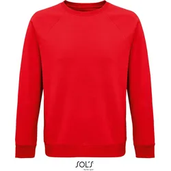 SOLS Unisex Bio Raglan Sweater Sweatshirt 03567 red XS