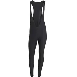 ADIDAS Herren Latzhose Winter Essentials Padded Cycling lange Trägerhose, Größe L in Schwarz Schwarz