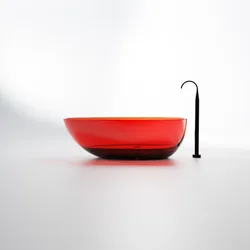 Steinberg Serie 489 Freistehende Badewanne aus Polyresin, 489 8010 34 489 8010 34