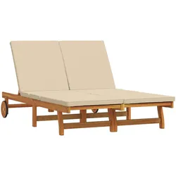 vidaXL, Liegestuhl, Linlindorf (Sonnenliege für 2 Personen) (200 cm)