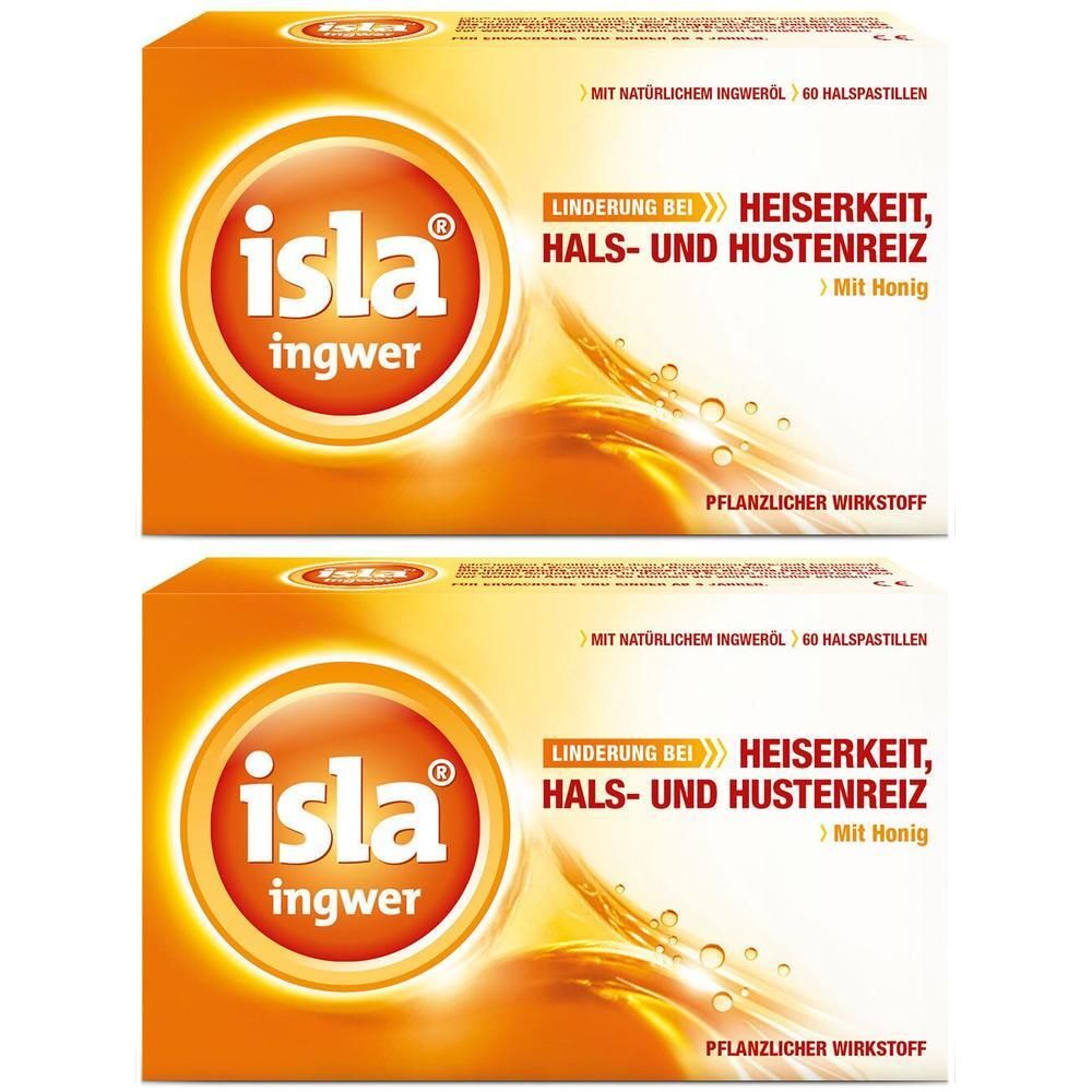Isla Ingwer Pastillen x2 2x60 St
