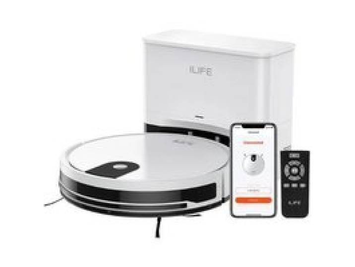 Aspirateur robot - ILIFE - V2 - 180 min autonomie - 5000 Pa aspiration - station auto-vidange