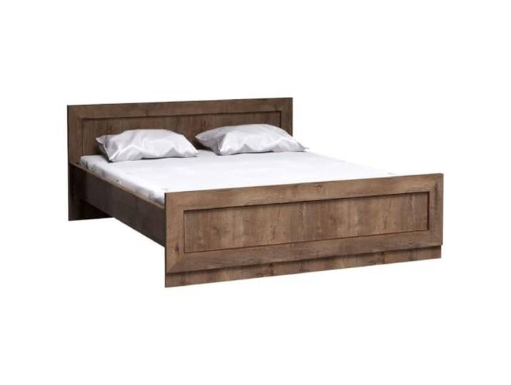 Lomadox Doppelbett rustikal Bettgestell Federholzrahmen 160x200cm Liegefläche Lefkas Eiche 170x80x206,5 cm