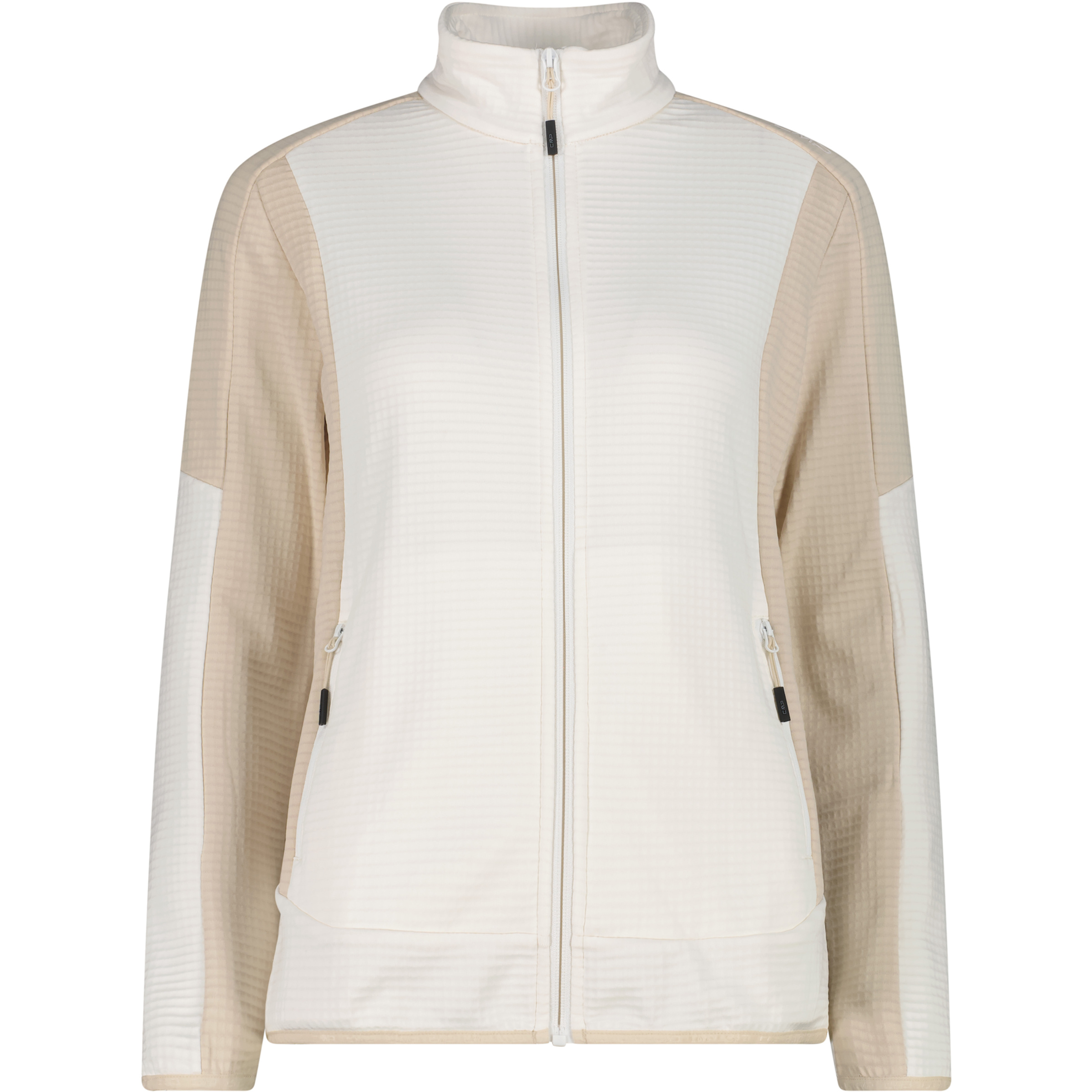 CMP Damen Fleecejacke beige Größe L Trekking Elastisch