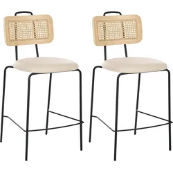 BARSTUHL 2er-Set Hellbeige Adelanto