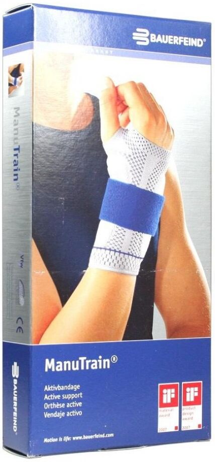 Manutrain Handgelenkbandage Größe 2 rechts titan