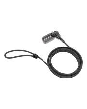 Compulocks Universal PC Combination Cable Lock Peripheral Security Trap Included Silver Sicherheitskabelschloss (CL37)