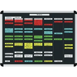 Ultradex, Präsentationstafel, Planrecord Stecktafel 86x77cm 61 Steckbahnen