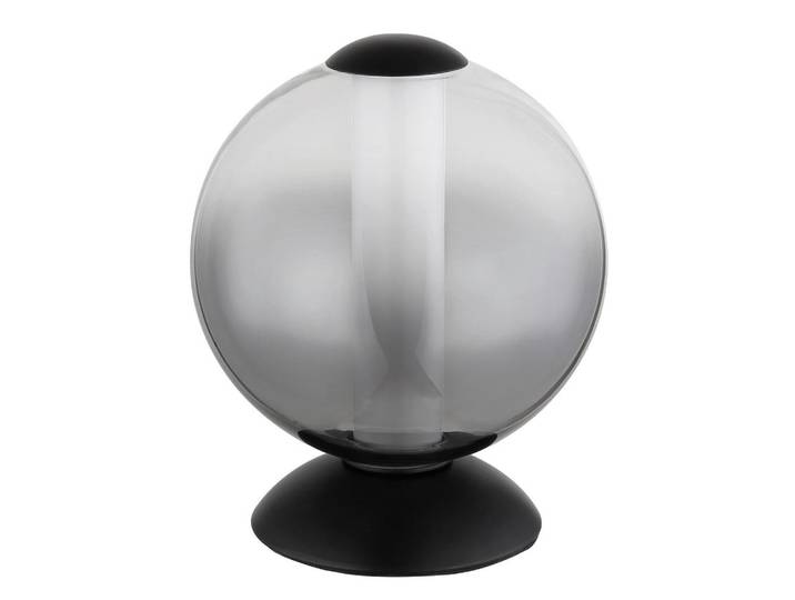Globo Led-Tischleuchte, Grau, Schwarz, Weiss, Metall, Kunststoff, Glas, 21 cm, CE, Wippschalter, Lampen & Leuchten, LED Beleuchtung, LED-Tischleuchten
