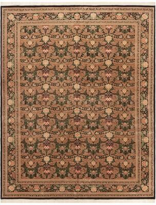 SAFAVIEH Couture Hand-knotted Versailles Ledia Traditional Oriental Silk Rug with Fringe