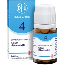 DHU Schüßler-Salz Nr. 4 Kalium chloratum D6 80 St