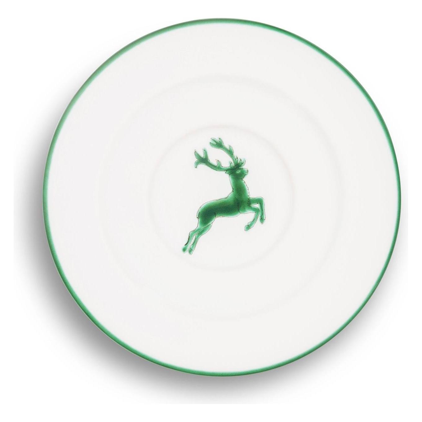 Gmundner Keramik Grüner Hirsch Unterteller Espresso (Ø 11cm) (11 cm) (32745193)