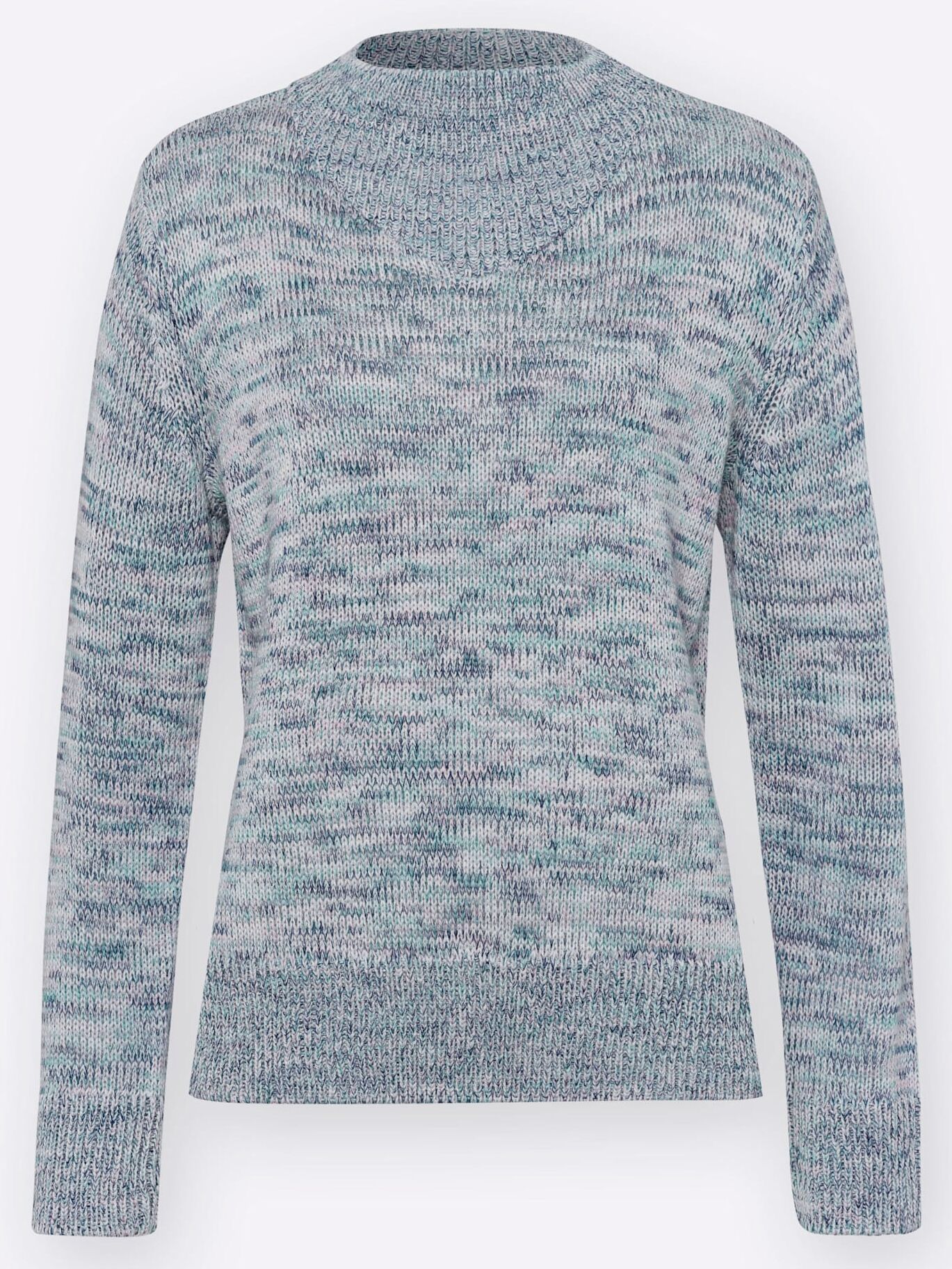 Strickpullover "Pullover", Damen, Gr. 48, grün (mint, meliert), 100% Polyacryl, meliert, Pullover Strickpullover mint, meliert 48