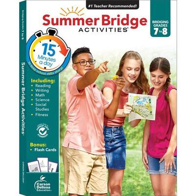 Summer Bridge Activities Grades 7 to 8, Taschenbuch von , Carson Dellosa, 978-1-4838-1587-9