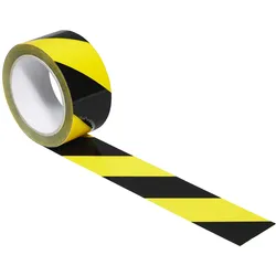 SUPRA Warnklebeband 50 mm  x 66 m schwarz/gelb