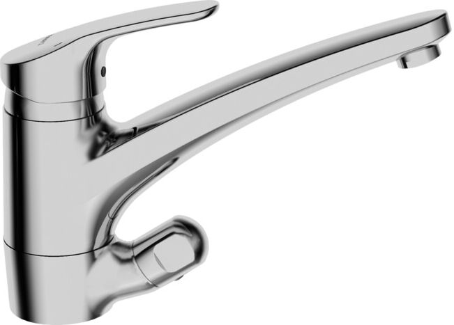 Mélangeur monotrou Hansa SPT-EH HANSAMIX DN 15 m Robinet d'arrêt chromé (01152283)