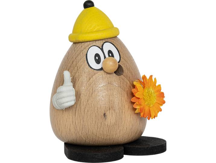 Räuchermännchen SAICO ORIGINAL Knallkopp Gustav , natur, Räucherdeko, Räuchermännchen, Höhe 9 cm
