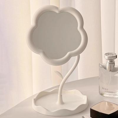 Fusion Finds Sunflower Makeup Mirror Desktop Vanity Mirror Cute Tabletop Decorative Mirror For Bedroom Dorm Dresser white Big