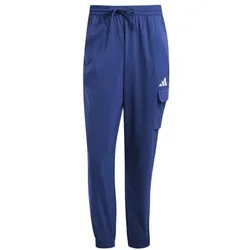 adidas Essentials S Logo Cargo lange Hose Herren - dkblue/white -