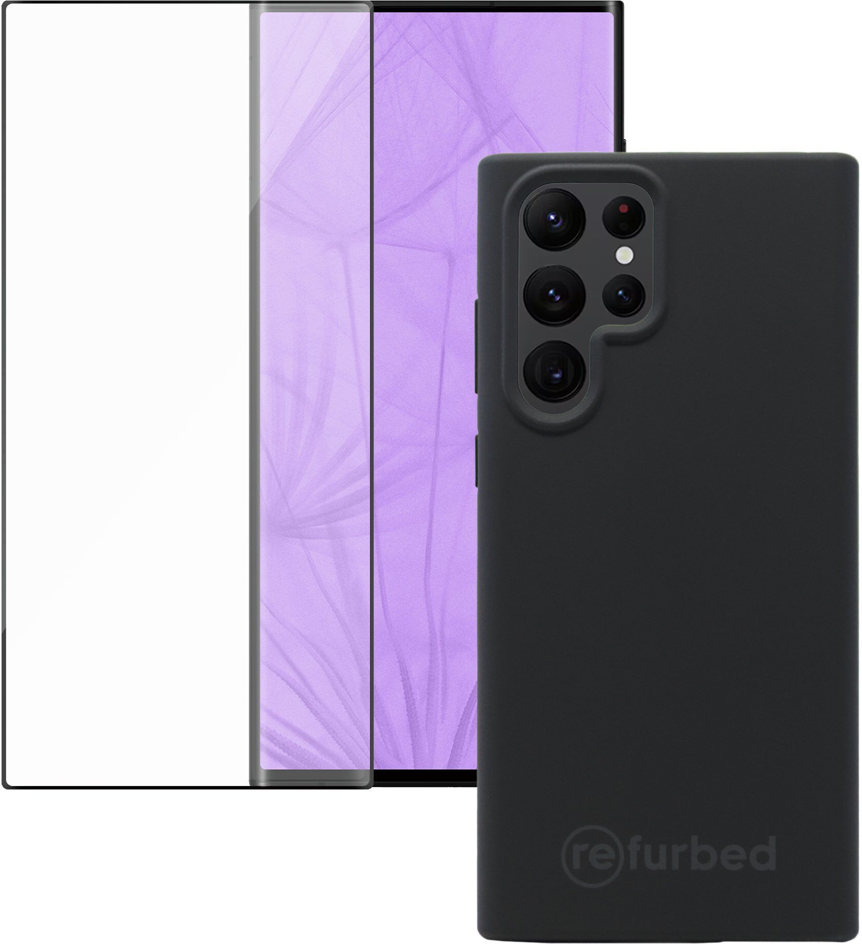 Paket   Telefonskal & skärmskydd   Samsung Galaxy A53   svart