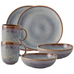 FRÜHSTÜCKS-SET Lave Beige 6-tlg.