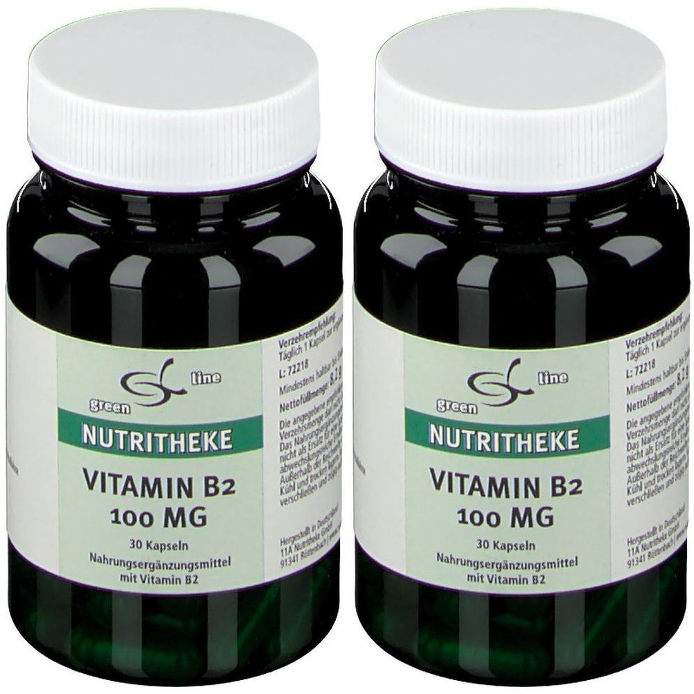 Vitamin B2 100 mg Kapseln 2x 2x30 St