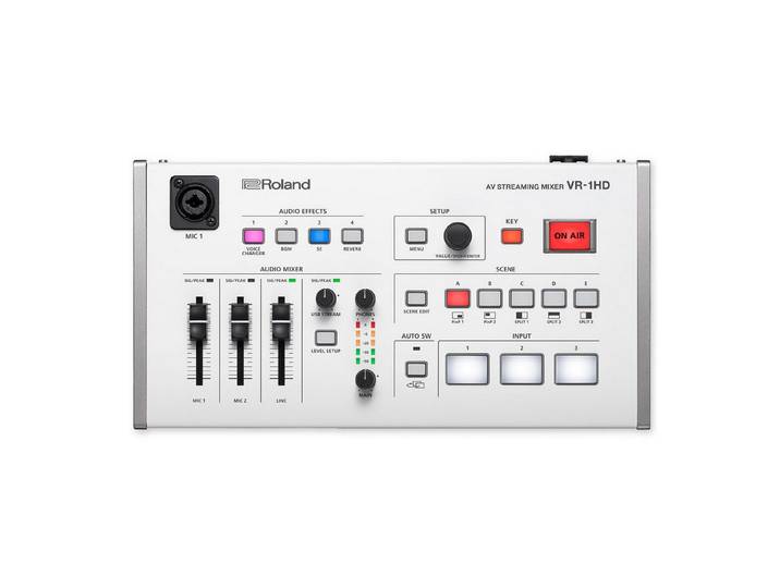 Roland Audio Roland Streaming Mixer VR-1HD Digitales Aufnahmegerät (Professioneller Streaming Mixer)