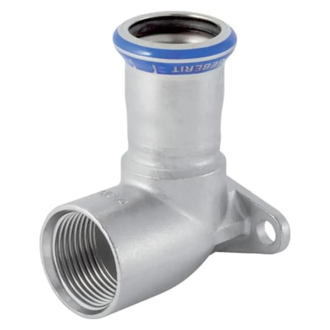 Geberit Mapress Stainless steel 90 ° fittings with internal thread DN 15 (33405) (Pressverbindung) (33405)