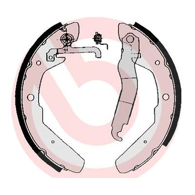Brembo Bremsbackensatz [Hersteller-Nr. S85517] für VW