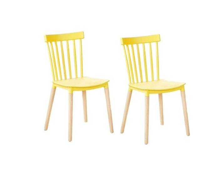 IXMLDAXD Der Stuhl, Modern Farmhouse Dining Room Side Chair Set - Mid Century Design for Kitchen, Living & Bedroom of 2(C,Set of 2)