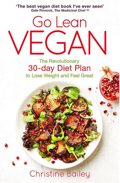Yellow Kite Go Lean Vegan by Christine Bailey - Paperback - 30-Day Vegan Diet Plan for Weight Loss & Energy - Gluten-Free Recipes