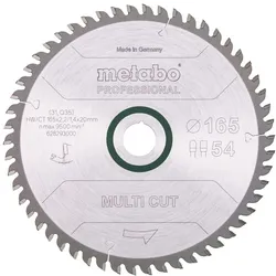 Metabo Sägeblatt multi cut - professional FZ / TZ 5° - 628293000