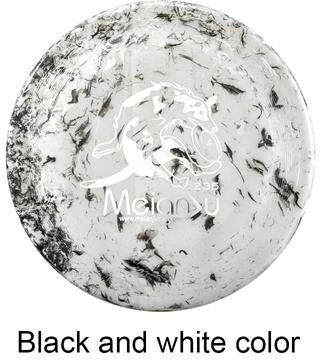 The Handy Homestead Soft Silicone Dog Flying Disc Interactive Fetch Training Toy black White Color 235mm