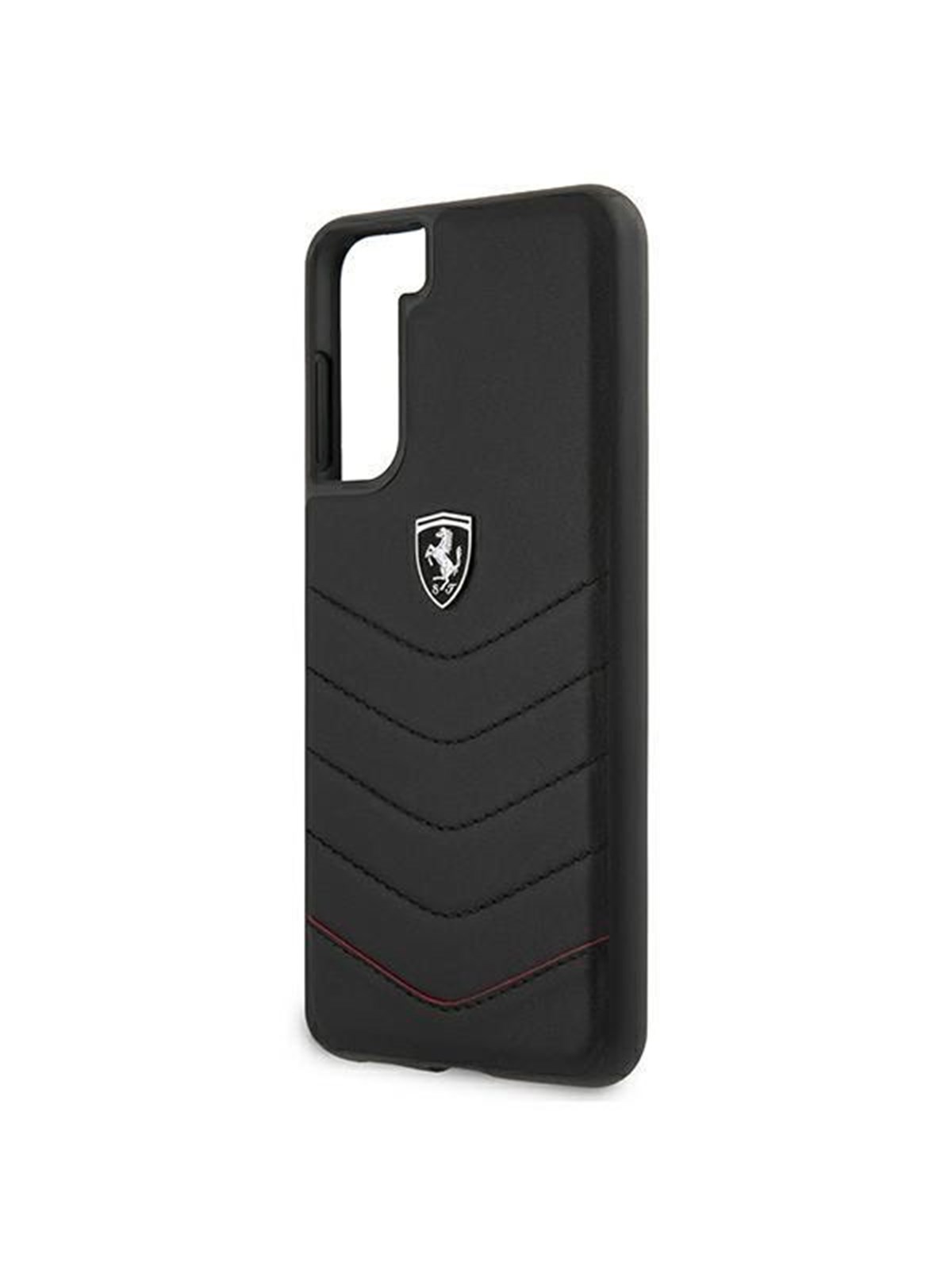Ferrari Off Track Quilted Case for Samsung Galaxy S21+ - Black