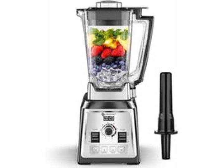 Blender professionnel - GENERIQUE - 2000W - 2 L - 8 lames 3D inox - 8 vitesses / 4 programmes