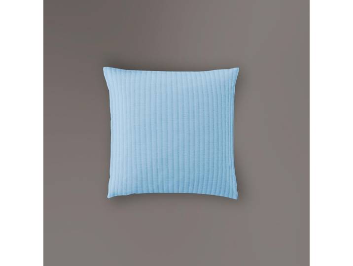 Kissenbezug IRISETTE Lumen 8129 , blau (meer), B:40cm L:40cm, Interlock-Jersey, Obermaterial: 100% Baumwolle, Kissenbezüge, Kissenbezug, hochwertig und traumhaft weich