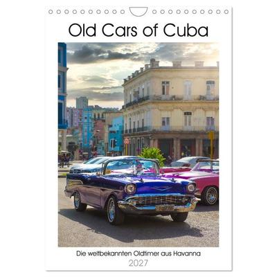 Old Cars of Cuba (Wandkalender 2027 DIN A4 hoch), CALVENDO Monatskalender