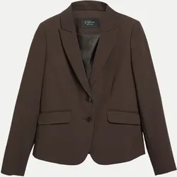 Blazer mit Reverskragen Braun 36
