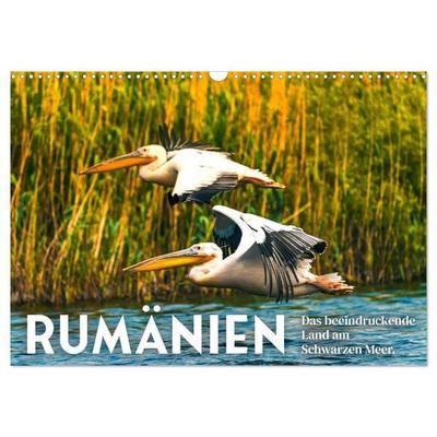 Rumänien - Das beeindruckende Land am Schwarzen Meer. (Wandkalender 2027 DIN A3 quer), CALVENDO Monatskalender