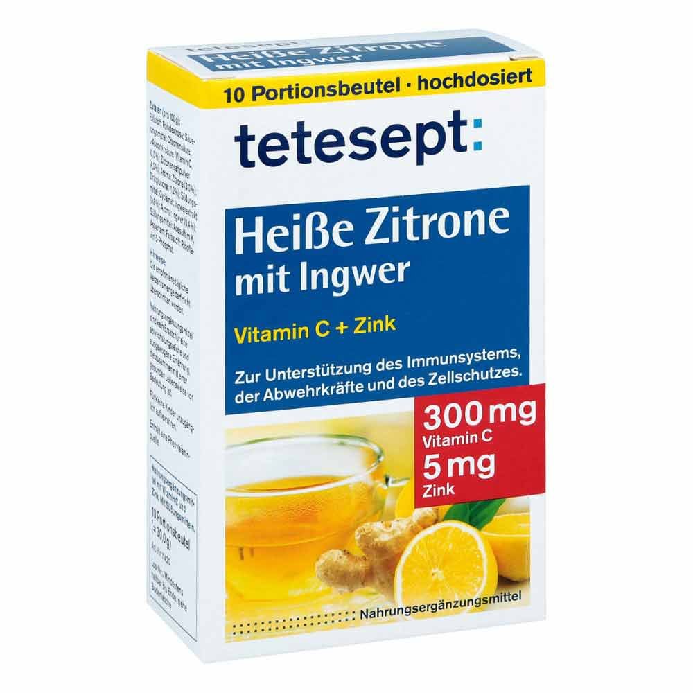 Merz Consumer Care GmbH Tetesept Heisse Zitrone mit Ingwer zuckerfr.Pulver 09714089