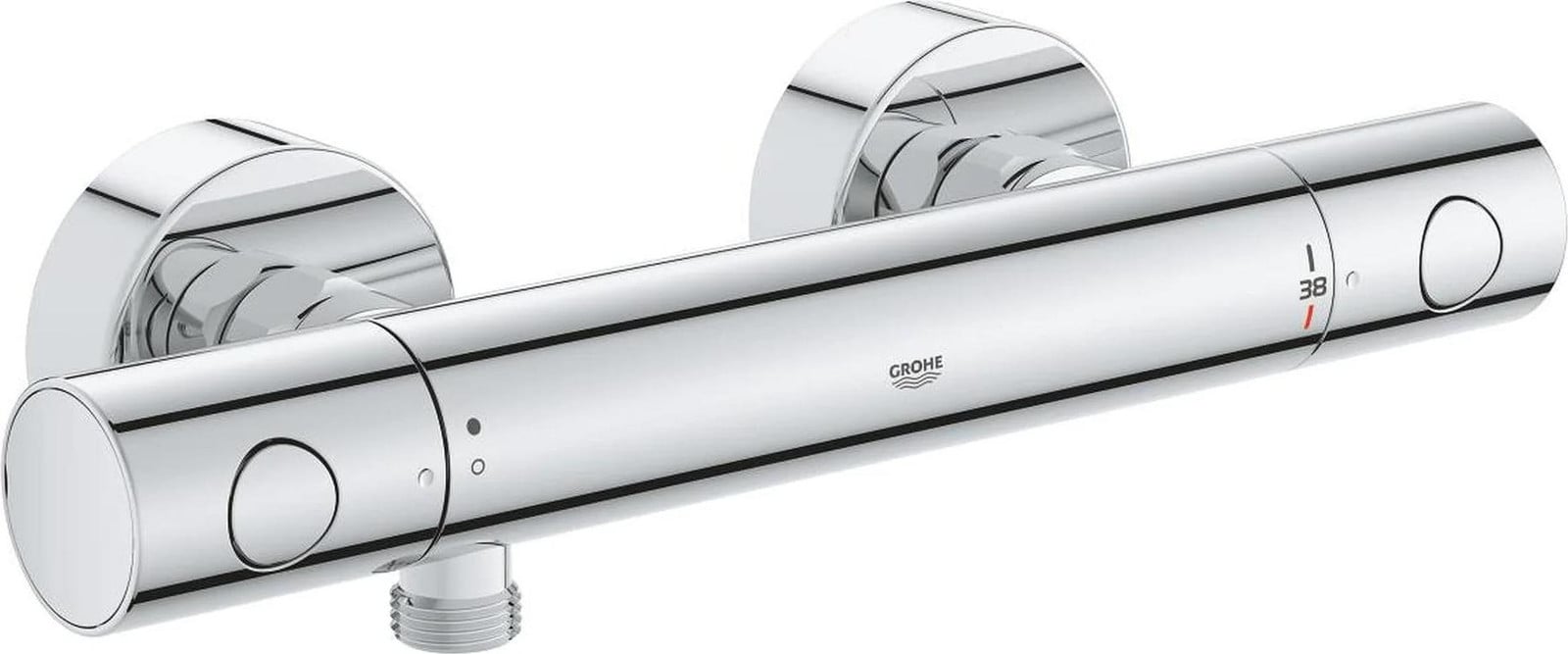 GROHE Grohtherm 800 Cosmopolitan Thermostaatkraan, Chroom, 43 °C, Hoogte: 298 mm