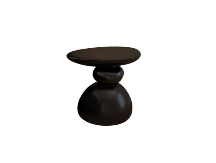 9bbhfJw4R Couchtisch im Landhausstil Minimalistischer Sofa-Beistelltisch, künstlerischer Ecktisch(Schwarz)