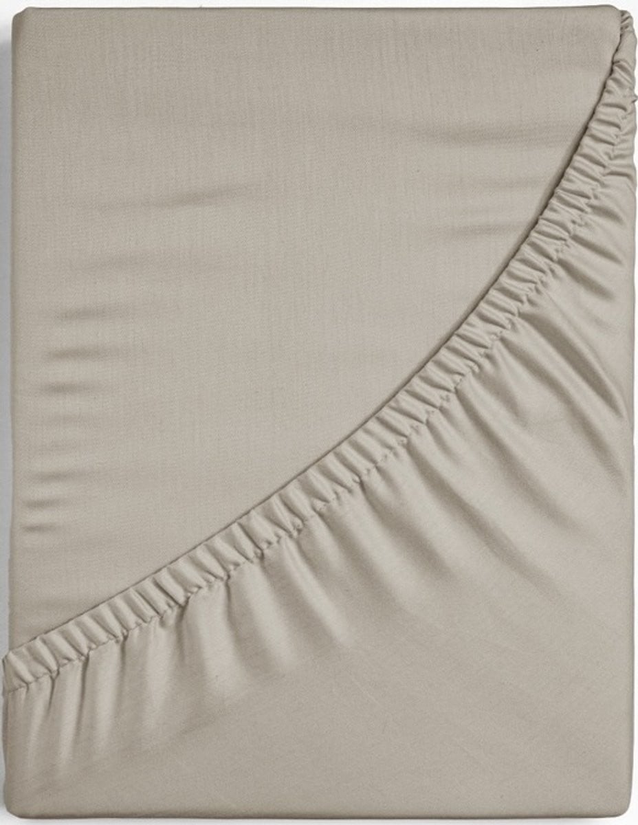 Dreamers Den Egyptisch Katoen Hoeslaken - Zand - 90x200 cm